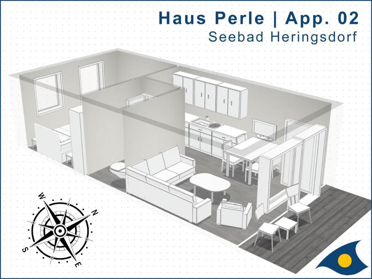 Haus Perle Whg 02 Apartment Heringsdorf  Ngoại thất bức ảnh